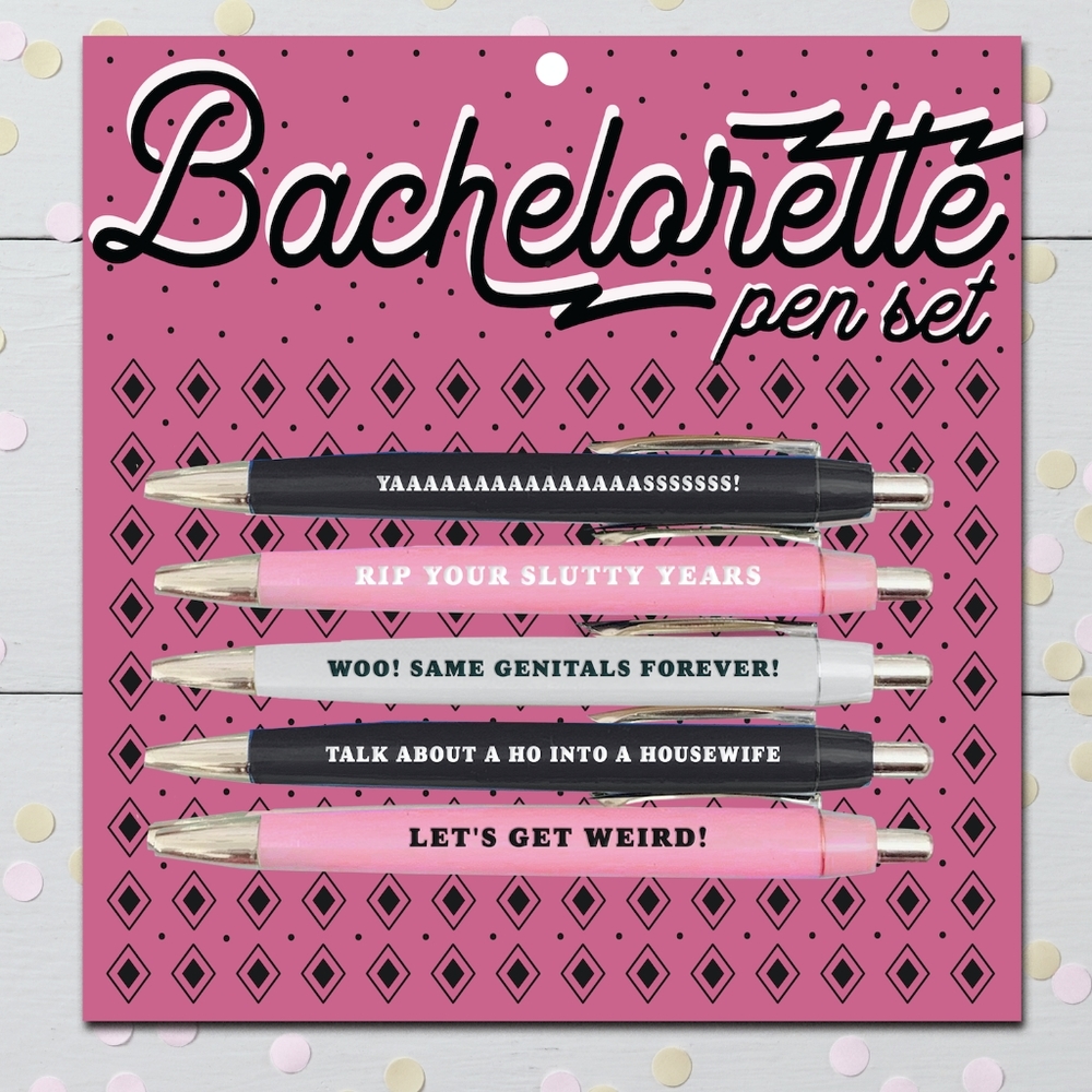 Bachelorette Pen Set- CLEARANCE SALE